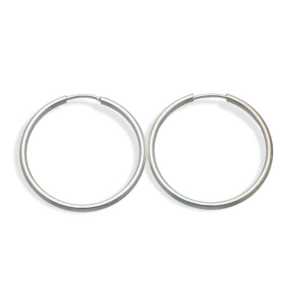 Sterling Silver 925 Hoop Earrings - FKJERNSLU3118