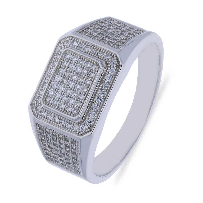 خاتم فضة إسترليني ٩٢٥ للرجال - FKJRNSLU925