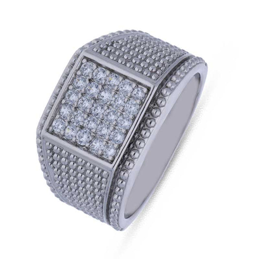 Sterling Silver 925 Men's Ring - FKJRNSLU2063
