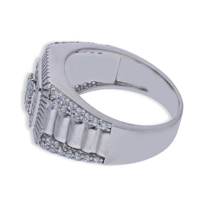 Sterling Silver 925 Men's Ring - FKJRNSLU2061