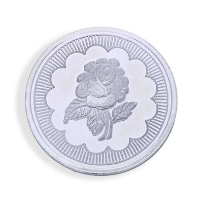 Silver 10 Grams Rose Coin in Fine 999 Silver - FKJCONSLU4002