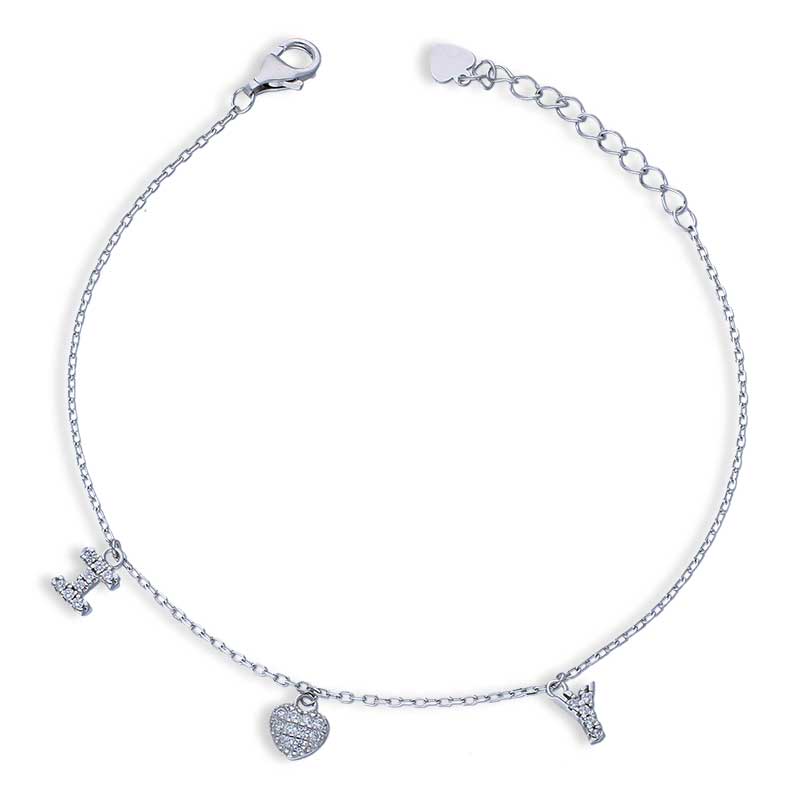 سوار من الفضة الإسترليني ٩٢٥ - FKJBRLSLU925