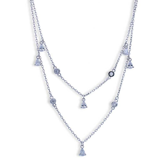 Sterling Silver 925 Charm Necklace - FKJNKLSLU1113