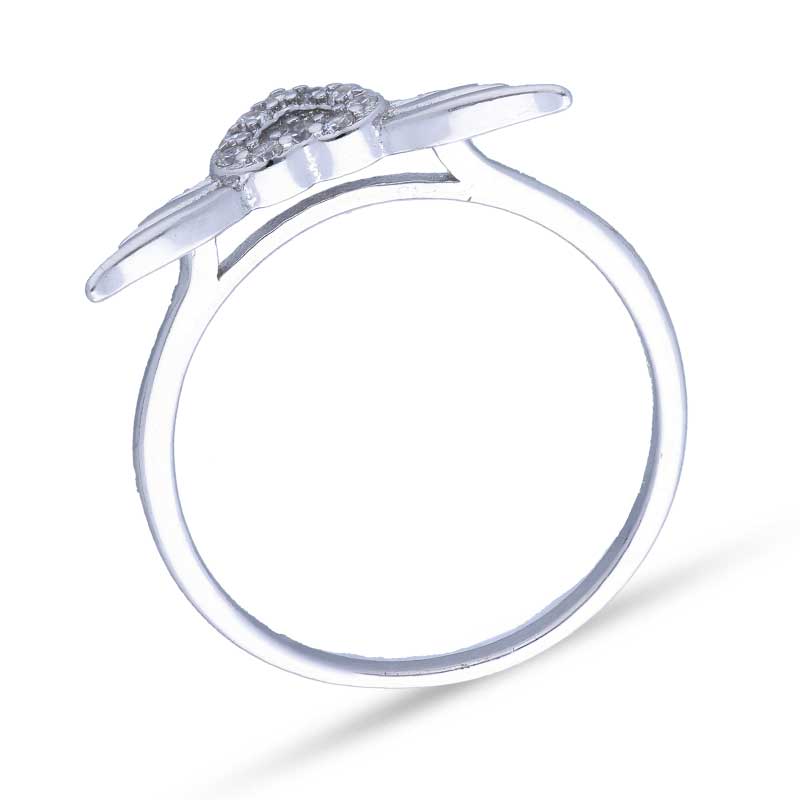 Sterling Silver 925 Heart Shaped Ring - FKJRNSLU2069