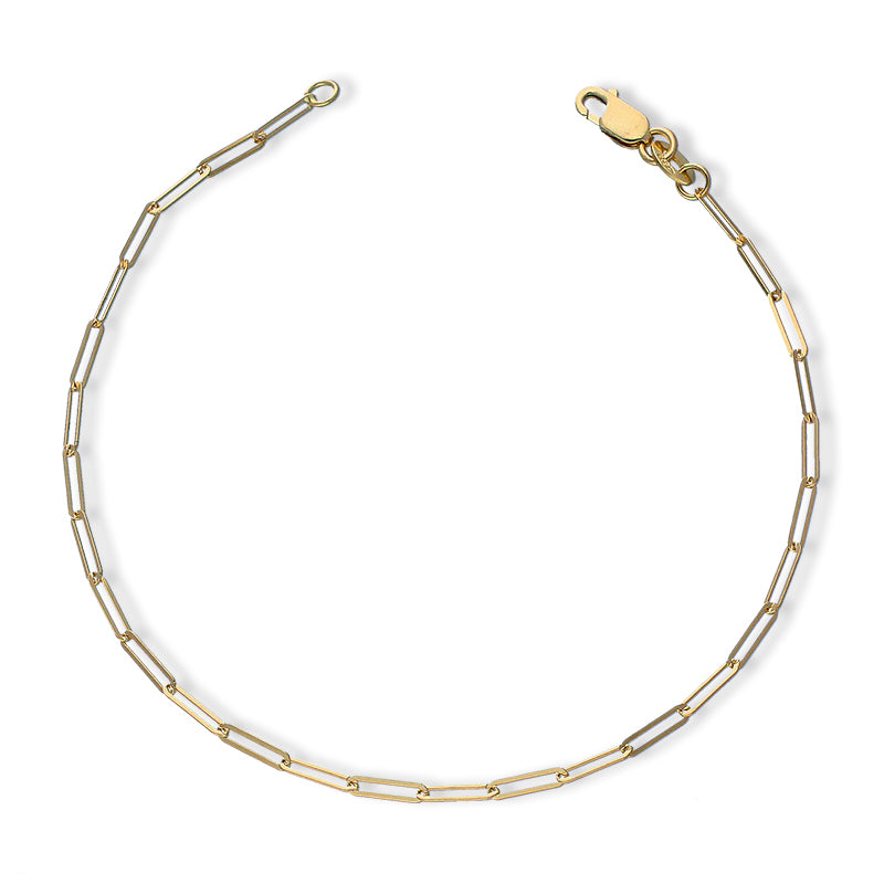 Gold Cable Link Bracelet 18KT - FKJBRL18KU1059