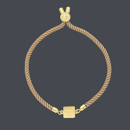 Gold String Bracelet 21KT - FKJBRL21KU1062