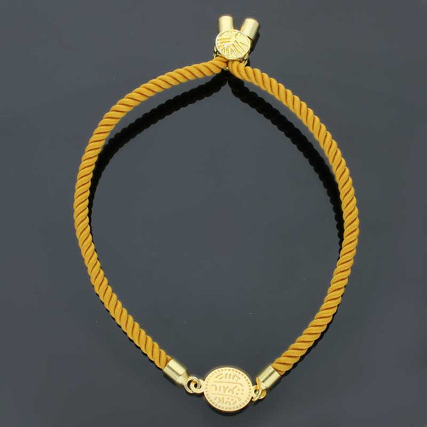 Gold Coin String Bracelet 21KT - FKJBRL21KU1064