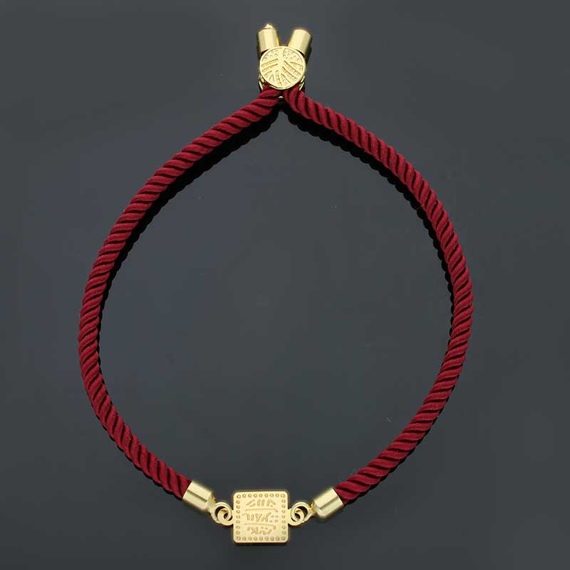 Gold String Bracelet 21KT - FKJBRL21KU1068