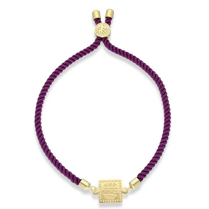 Gold String Bracelet 21KT - FKJBRL21KU1072