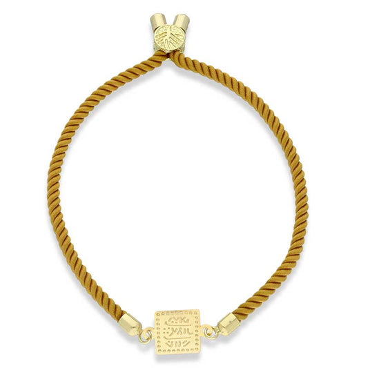 Gold String Bracelet 21KT - FKJBRL21KU1074
