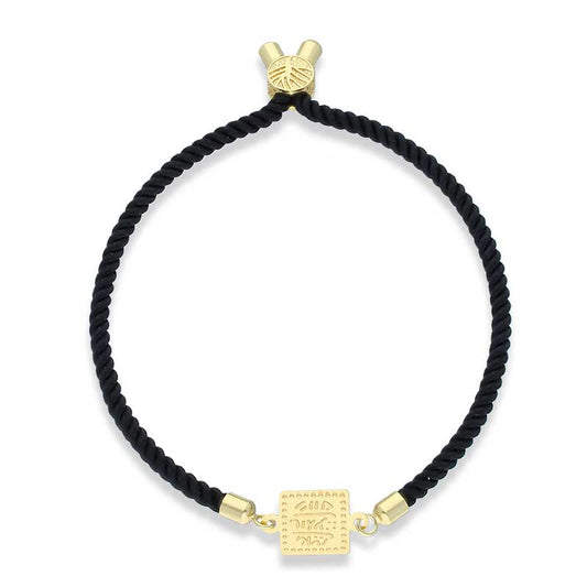 Gold String Bracelet 21KT - FKJBRL21KU1078