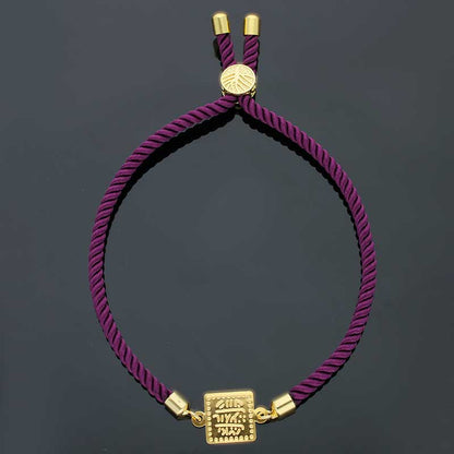 Gold String Bracelet 21KT - FKJBRL21KU1072