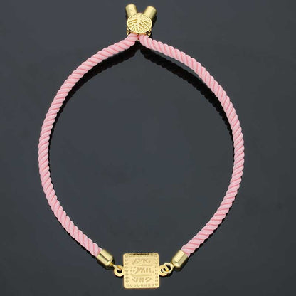 Gold String Bracelet 21KT - FKJBRL21KU1070