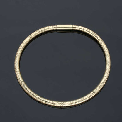 Gold Stretch Bracelet 18KT - FKJBRL18KU1080