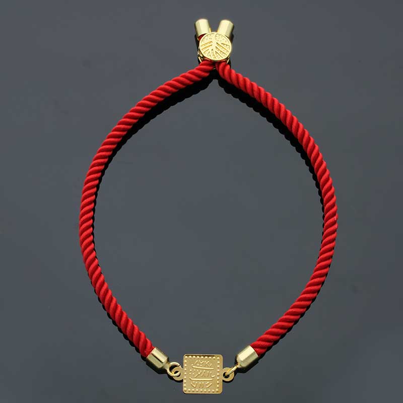 Gold String Bracelet 21KT - FKJBRL21KU1092
