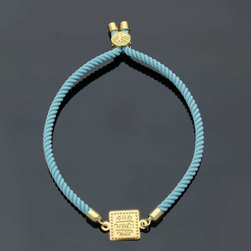 Gold String Bracelet 21KT - FKJBRL21KU1097