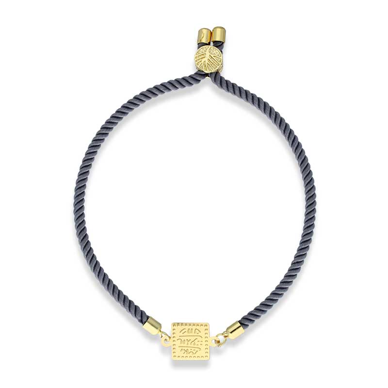 Gold String Bracelet 21KT - FKJBRL21KU1096