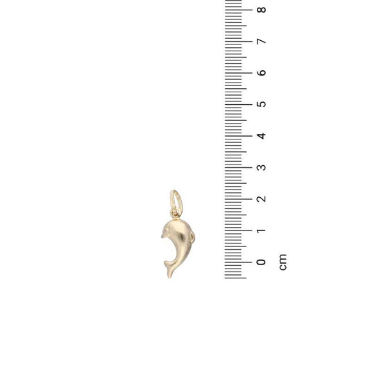 Gold Necklace (Chain with Dolphin Pendant) 18KT - FKJNKL18KU1120