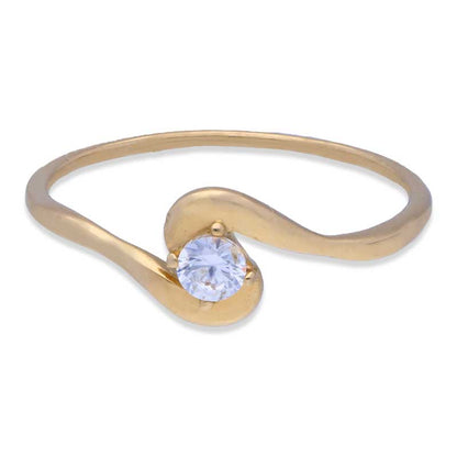 Gold Solitaire Ring 18KT - FKJRN18KU2008