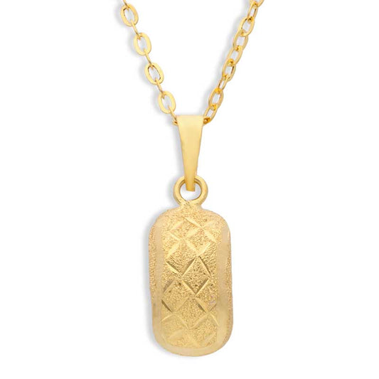 Gold Necklace (Chain with Pendant) 18KT - FKJNKL18KU1044