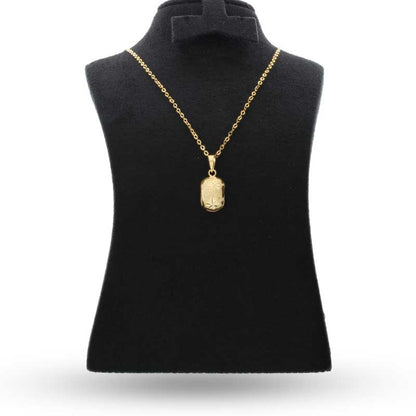Gold Necklace (Chain with Pendant) 18KT - FKJNKL18KU1054