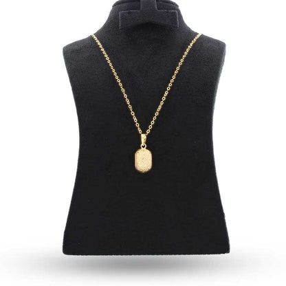 Gold Necklace (Chain with Pendant) 18KT - FKJNKL18KU1053