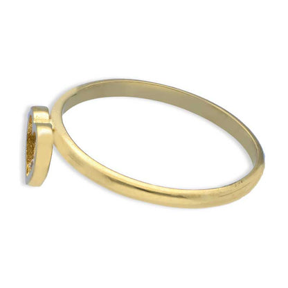 Gold Heart Shaped Ring 18KT - FKJRN18KU2017