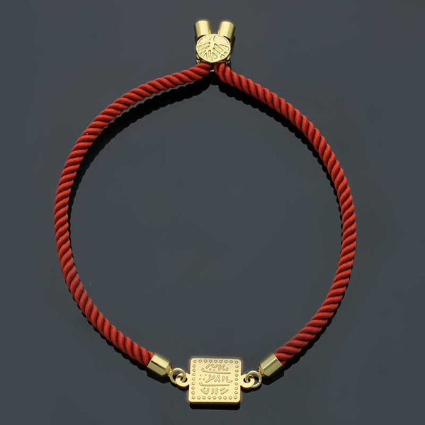 Gold String Bracelet 21KT - FKJBRL21KU1103