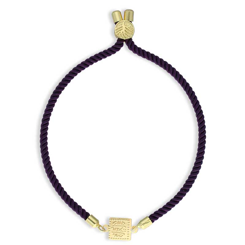 Gold String Bracelet 21KT - FKJBRL21KU1099
