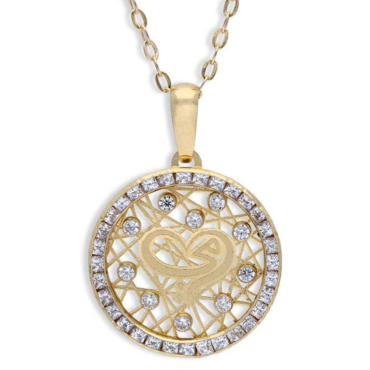 Gold Necklace (Chain with Ummi Pendant) 18KT - FKJNKL18KU1144