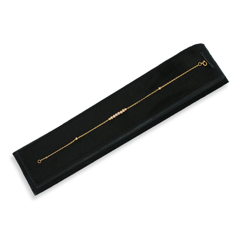 Gold Beads Bracelet 21KT - FKJBRL21KU6033
