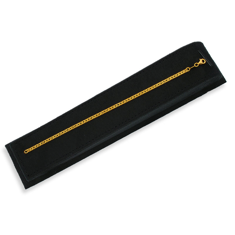 Gold Curb Bracelet 21KT - FKJBRL21KU6057