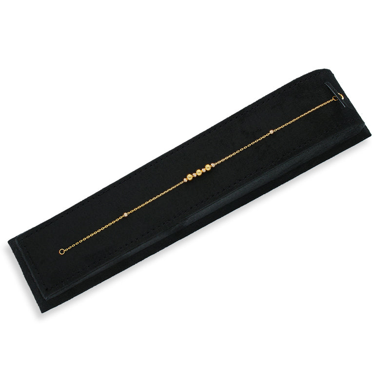 Gold Beads Bracelet 21KT - FKJBRL21KU6045