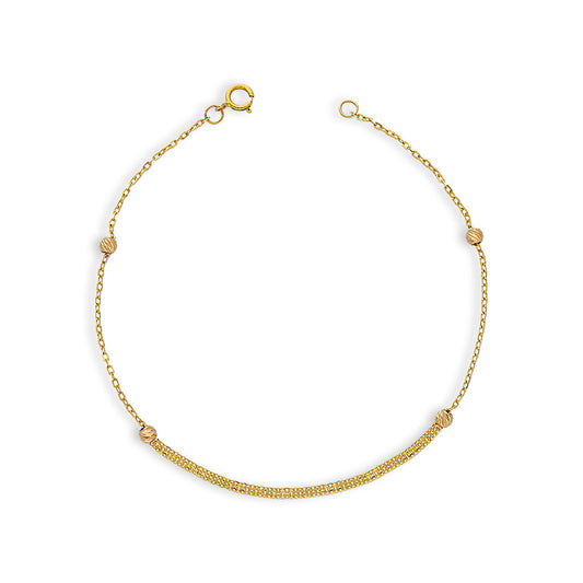 Gold Bracelet 21KT - FKJBRL21KU6043