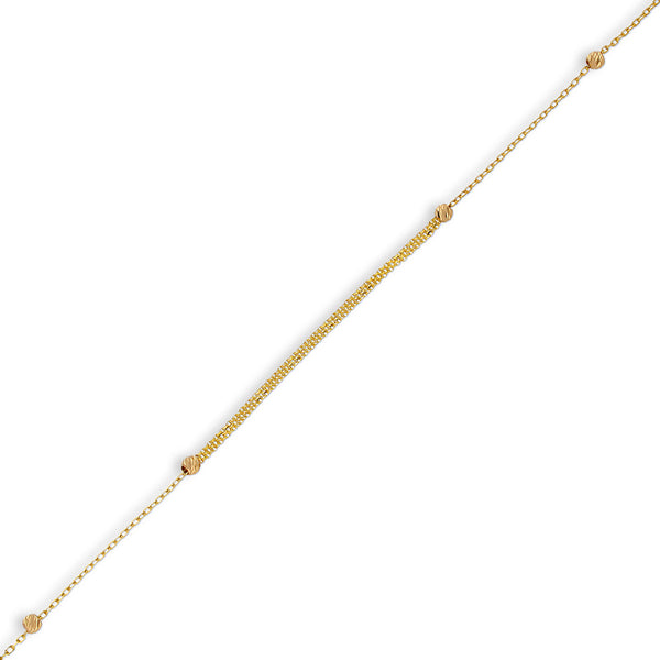 Gold Bracelet 21KT - FKJBRL21KU6043