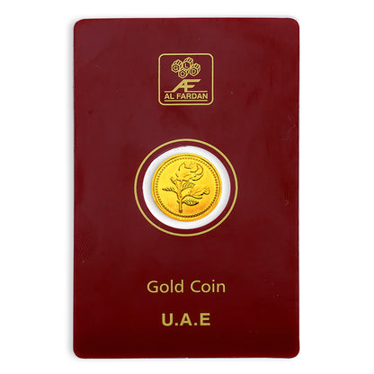 Gold 1 Gram Coin 24KT 999.9 Purity - FKJCON24KU6074