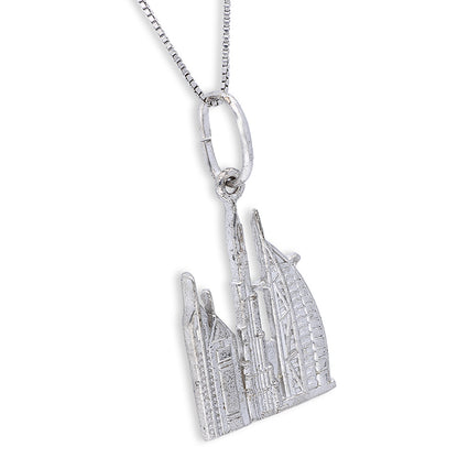 Sterling Silver 925 Necklace (Chain with Pendant) - FKJNKLSLU6103