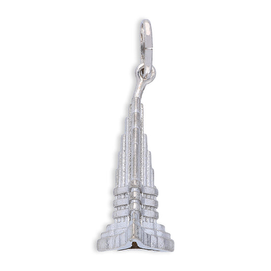 Sterling Silver 925 Burj Khalifa Pendant - FKJPNDSLU6106