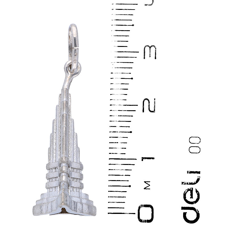 Sterling Silver 925 Burj Khalifa Pendant - FKJPNDSLU6106