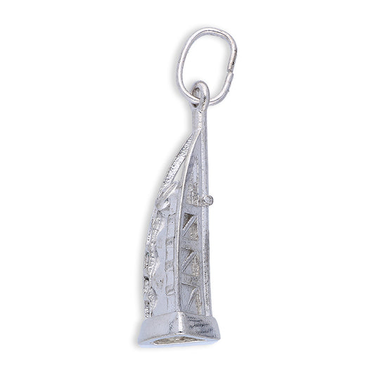 Sterling Silver 925 Burj Al Arab Pendant - FKJPNDSLU6105