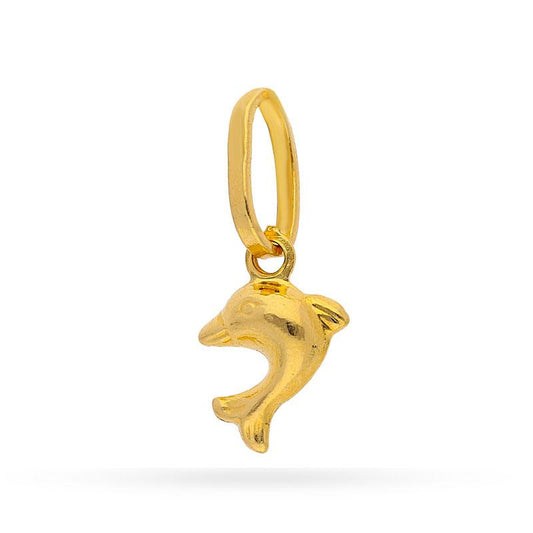 Gold Dolphin Pendant 18KT - FKJPND1169