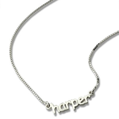 Silver 925 Personalized Name Necklace - FKJNKLSL2695