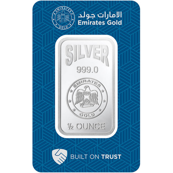 سبيكة الإمارات الفضية 1/2 أونصة من الفضة 999 - FKJGBRSL2181