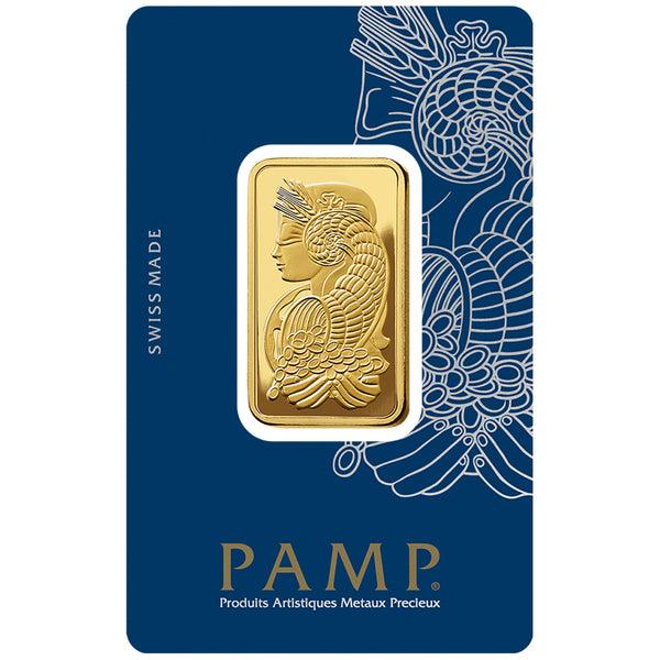 Pamp Suisse Queen Fortuna 2 Tola Gold Bar 24KT - FKJGBR24K2180