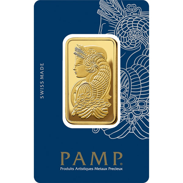 Pamp Suisse Queen Fortuna 1 Ounce Gold Bar 24KT - FKJGBR24K2168