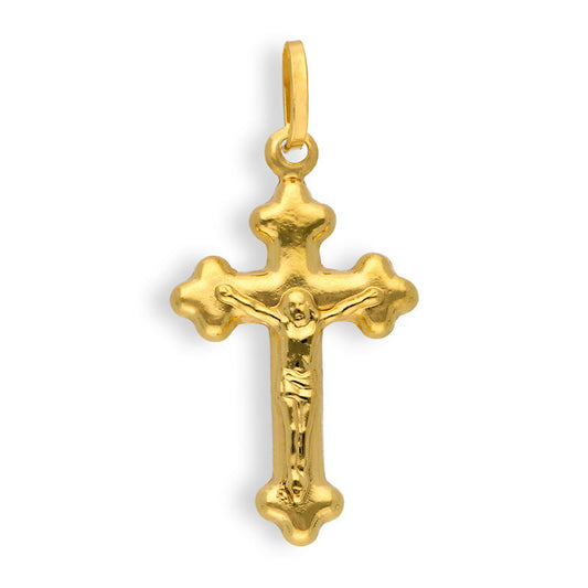 Gold Cross Pendant 18KT - FKJPND18KU1030