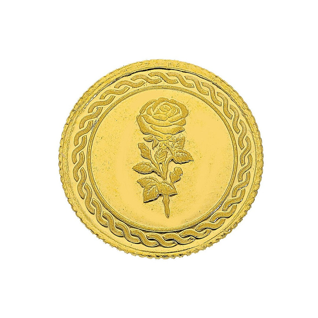 Gold 5 Gram Coin 24KT 999.9 Purity - FKJCON24KU6085