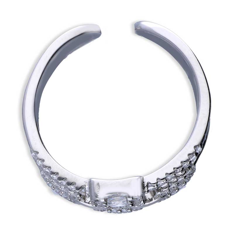 خاتم سوليتير من الفضة الإسترليني عيار ٩٢٥ - FKJRNSLU925