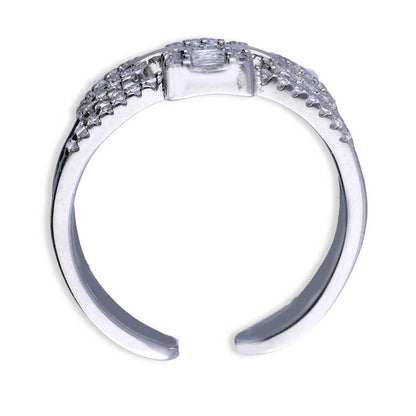 خاتم سوليتير من الفضة الإسترليني عيار ٩٢٥ - FKJRNSLU925