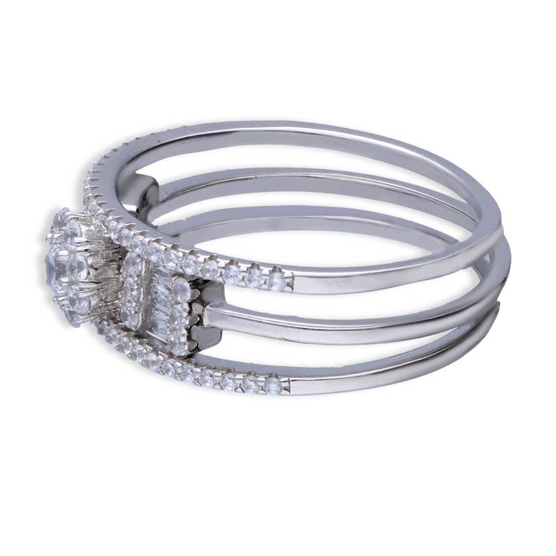 Sterling Silver 925 Solitaire Ring - FKJRNSLU2015